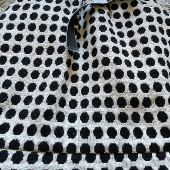 Girls Black and White Polkadot Dress - Picture 4 of 7